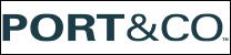 Port & Co logo - available for custom embroidery